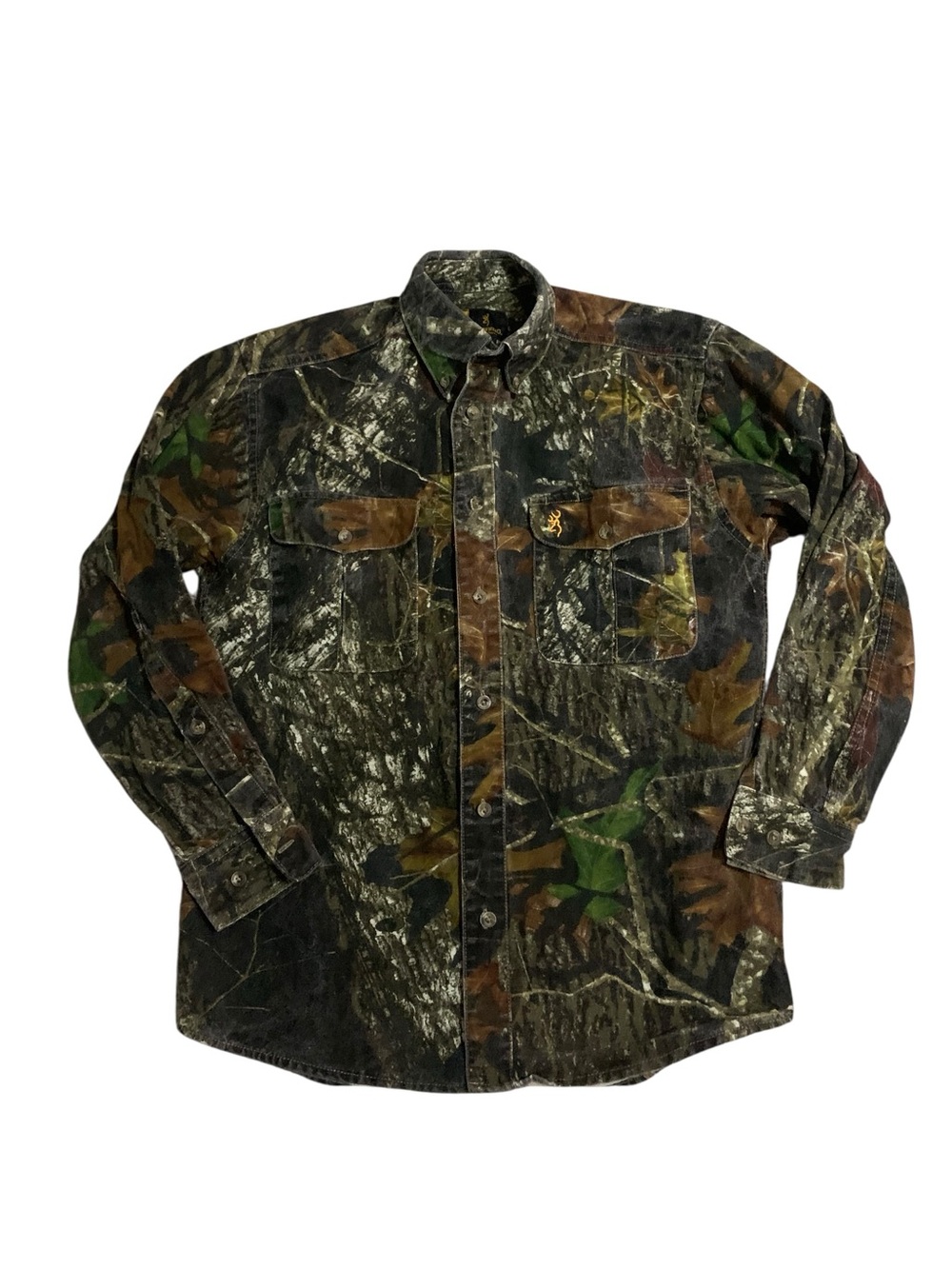 Browning Camo Button Down size S